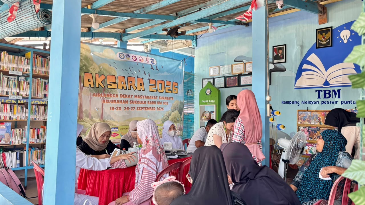 MCU Gratis BEM UNAIR Bantu Lansia Kenali Kondisi Kesehatan