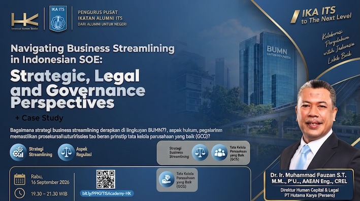 IKA ITS Academy Bahas Cut Loss BUMN dan Batas Perlindungan Business Judgment Rule