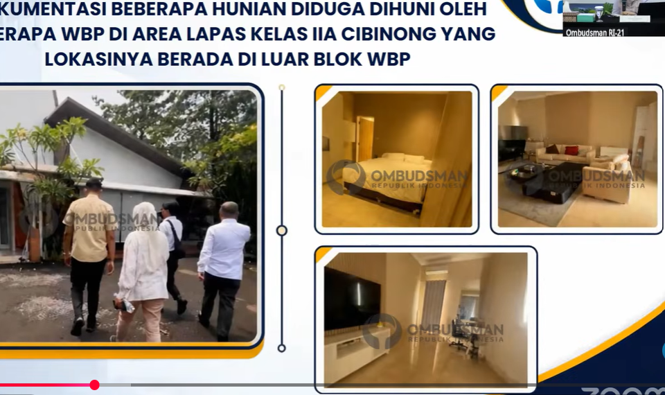 Temuan “Kamar Hotel Bintang 5” di Lapas Cibinong, DPR Minta Tata Kelola Pemasyarakatan Dievaluasi Total