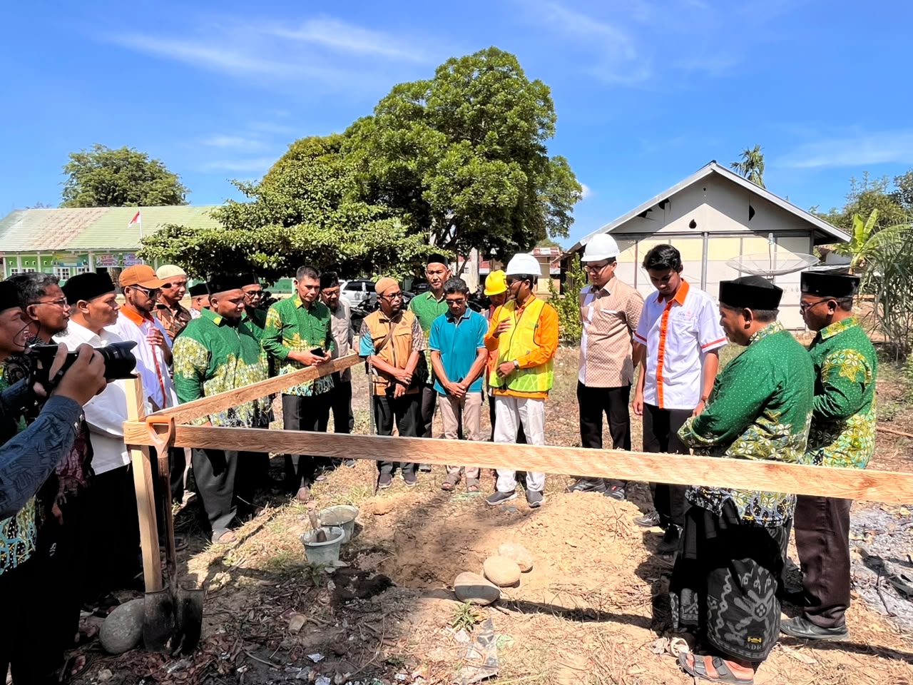 Bangkit Pascabanjir, Muhammadiyah Aceh Utara Mulai Pembangunan Gedung Dakwah di Krueng Mane