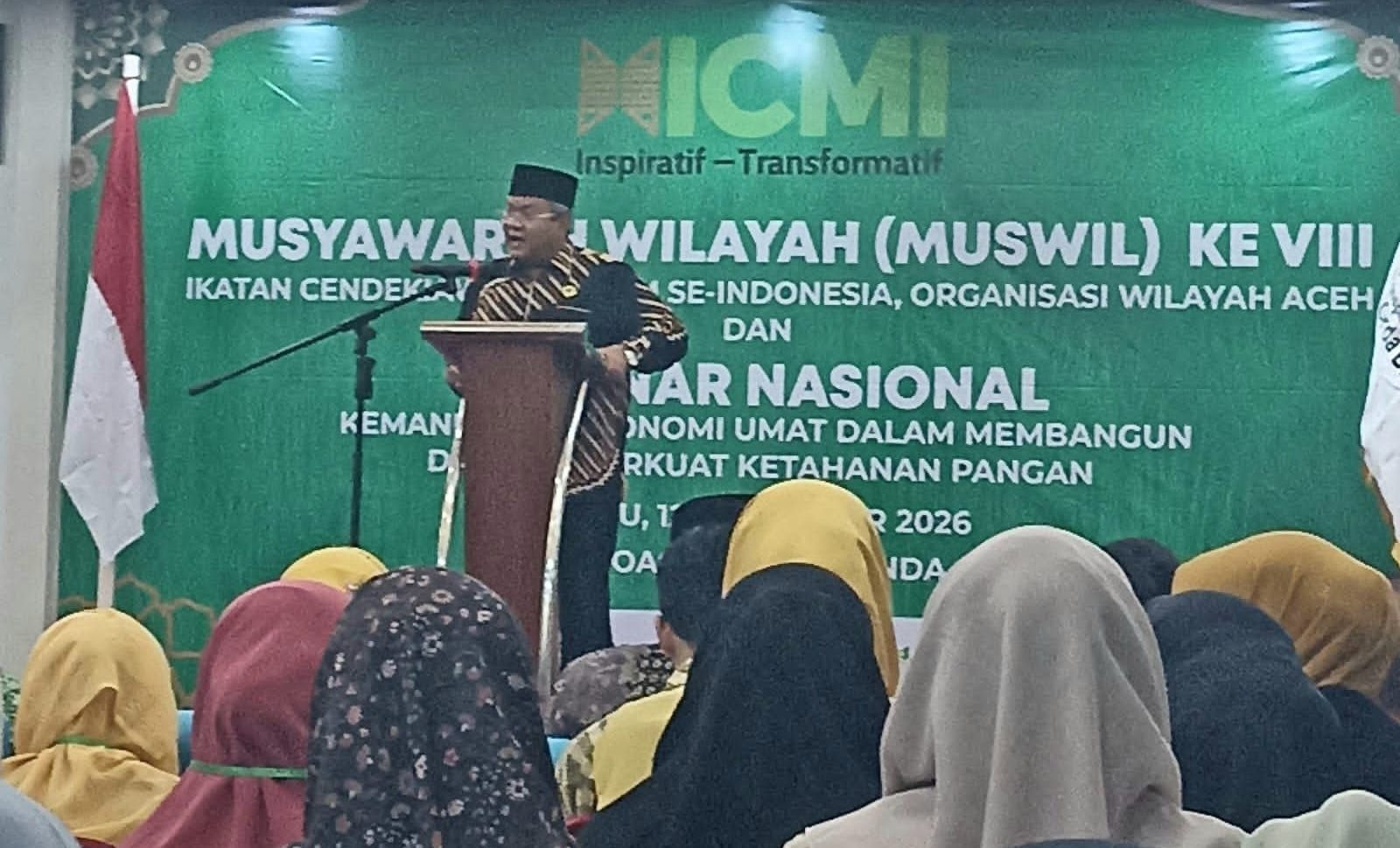 Musywil ICMI Aceh, Dr Taqwaddin Dorong Cendekiawan Hadirkan Gagasan dan Kerja Nyata untuk Masyarakat