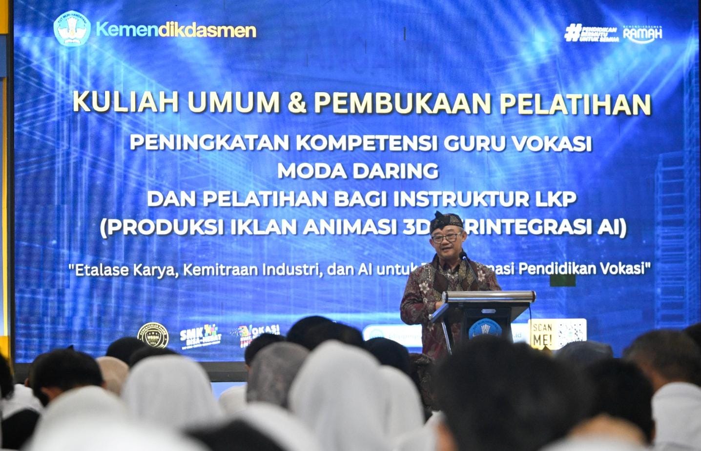 Mendikdasmen Abdul Mu’ti Resmikan Galeri Kejuruan, Dorong Inovasi dan Kemitraan Industri