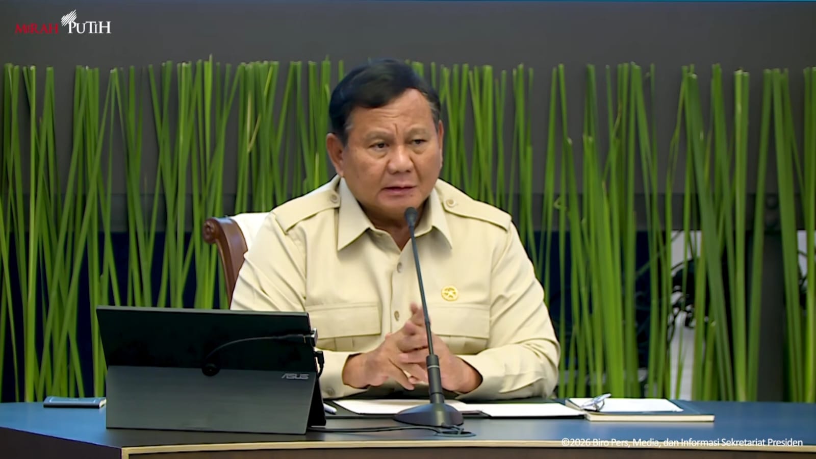 Soal Karhutla, Prabowo Tegaskan Korporasi Wajib Patuh Regulasi, Bakal Bentuk BP Gambut dan Mangrove
