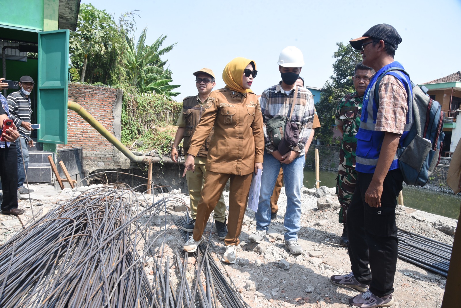 Wabup Mimik Idayana Sidak Rumah Pompa Sidokare, Minta Segera Rampungkan Tambahan Kapasitas