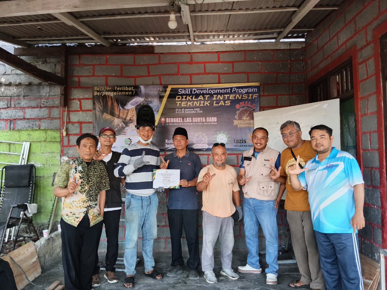 Lazismu Bali dan Bina UMK PCM Denpasar Selatan Gelar Pelatihan Welder, Dorong Kemandirian Ekonomi