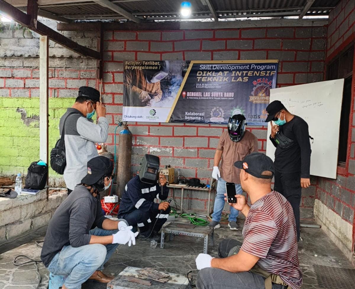 Lazismu Bali dan Bina UMK PCM Denpasar Selatan Gelar Pelatihan Welder, Dorong Kemandirian Ekonomi