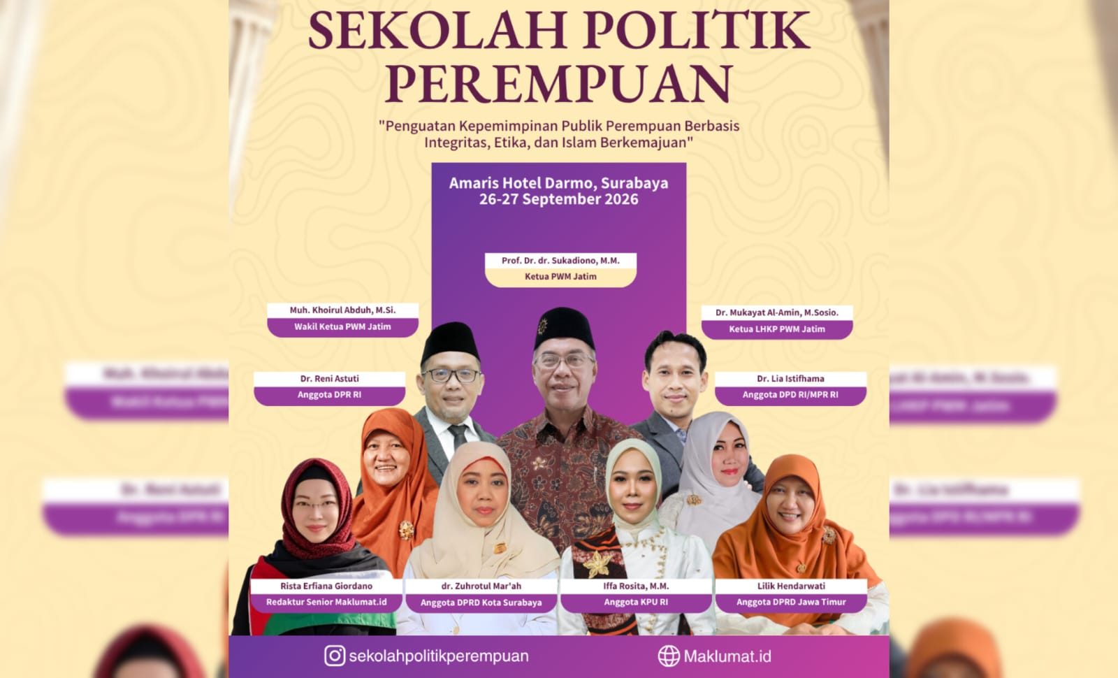 Untuk Apa LHKP PWM Jawa Timur Adakan Sekolah Politik Perempuan?