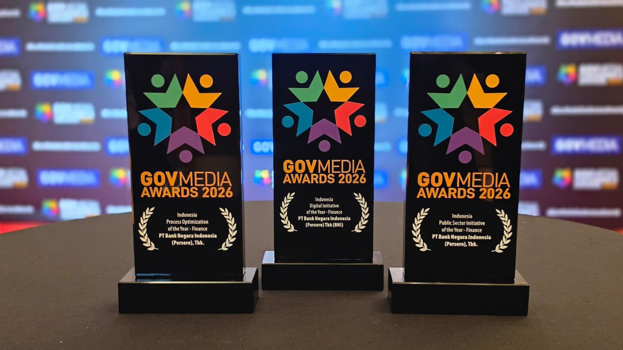 Inovasi Digital Sektor Publik BNI Torehkan Tiga Penghargaan Internasional