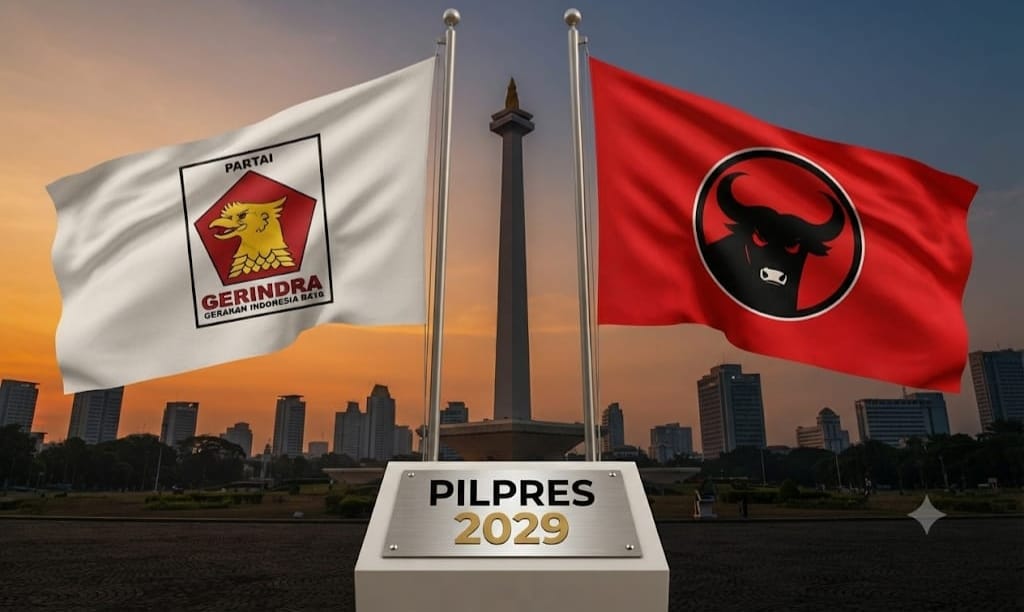 Gerindra dan PDIP Berpotensi CLBK pada 2029, Kekuatan Politik Jokowi Dinilai Melemah
