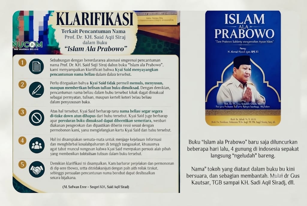 Saat Buku Islam Ala Prabowo Disorot, Sejumlah Kiai Bantah Terlibat