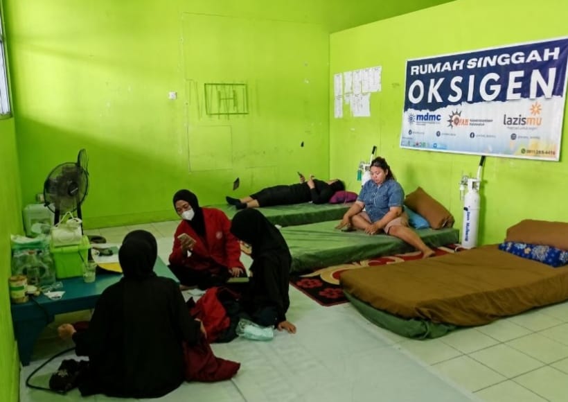 Rumah Oksigen Muhammadiyah Layani Warga Terdampak Karhutla di Kalteng
