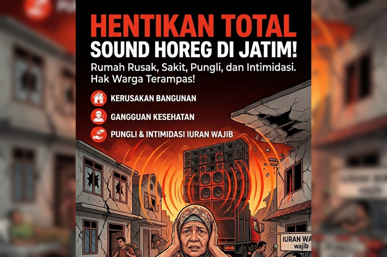 50.609 Tanda Tangan Terkumpul, Petisi Hentikan Sound Horeg di Jatim Kembali Mencuat