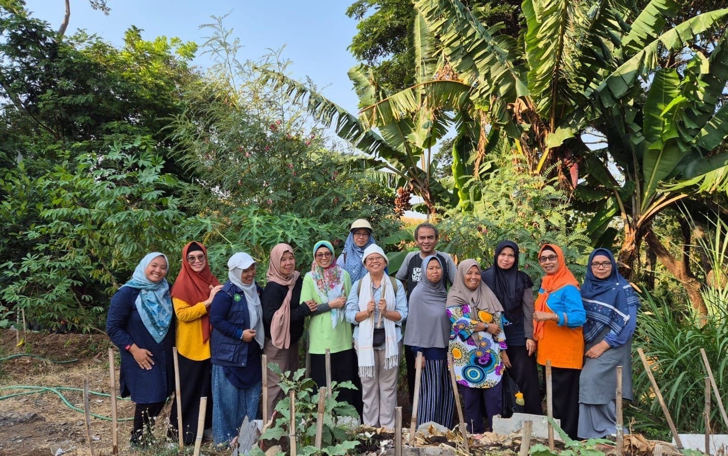 Hutan Wakaf SITI KANAYA Latih Perempuan Budidaya Rempah dan Olah Sampah Organik