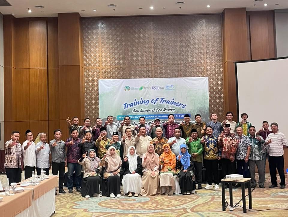 MLH PP Muhammadiyah Gelar ToT, Siapkan Rehabilitasi Hutan dan Lahan 114 Hektare di Delapan Lokasi