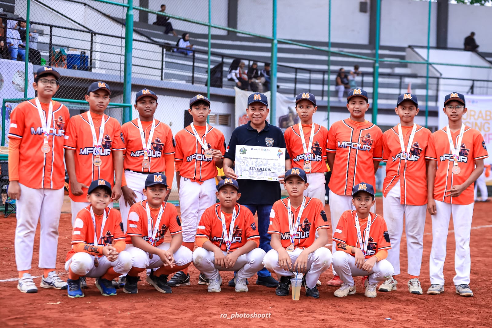 Tim Junior M-Four Baseball & Softball Juara di Ajang SRC 2026, Buktikan Kesungguhan Pembinaan Atlet Muda