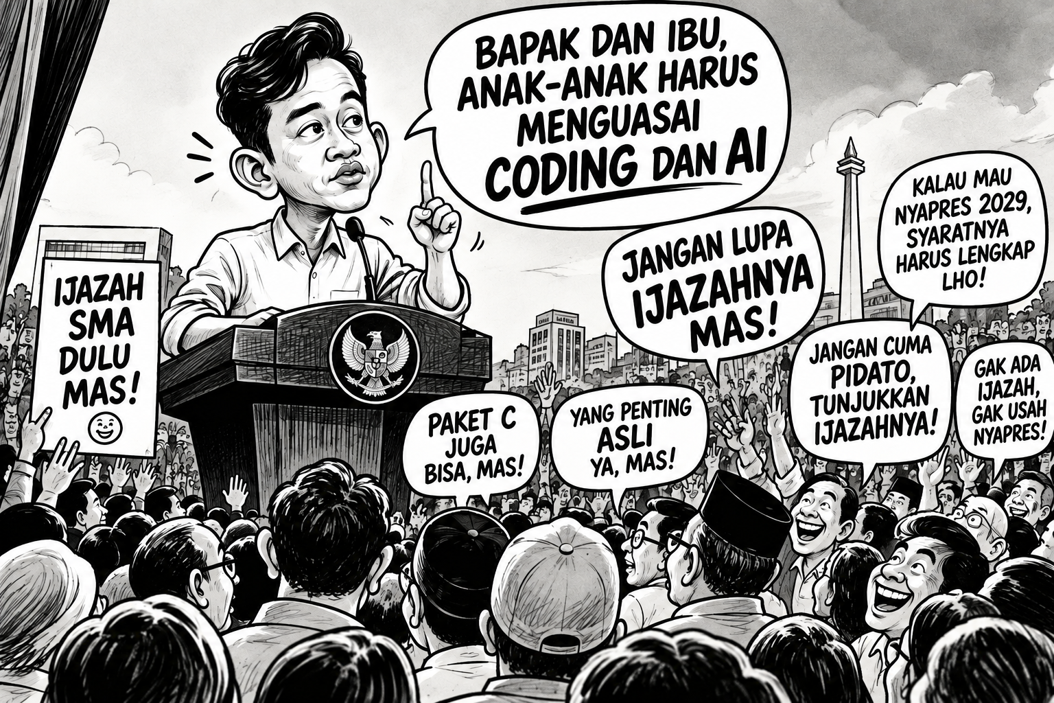 Palu MK Sudah Diketuk, Drama Ijazah SMA Gibran Belum Turun Panggung