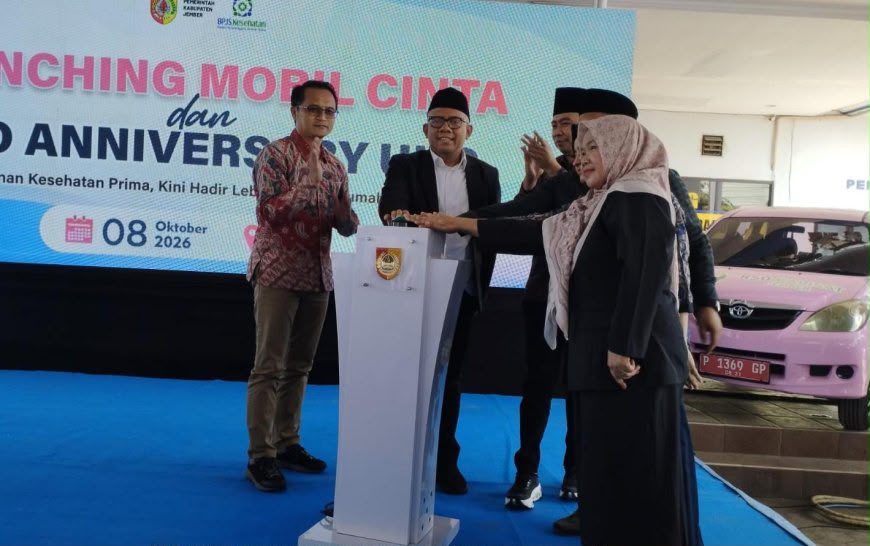 Jember Luncurkan Mobil Cinta, Antar Pasien Kurang Mampu Pulang Gratis