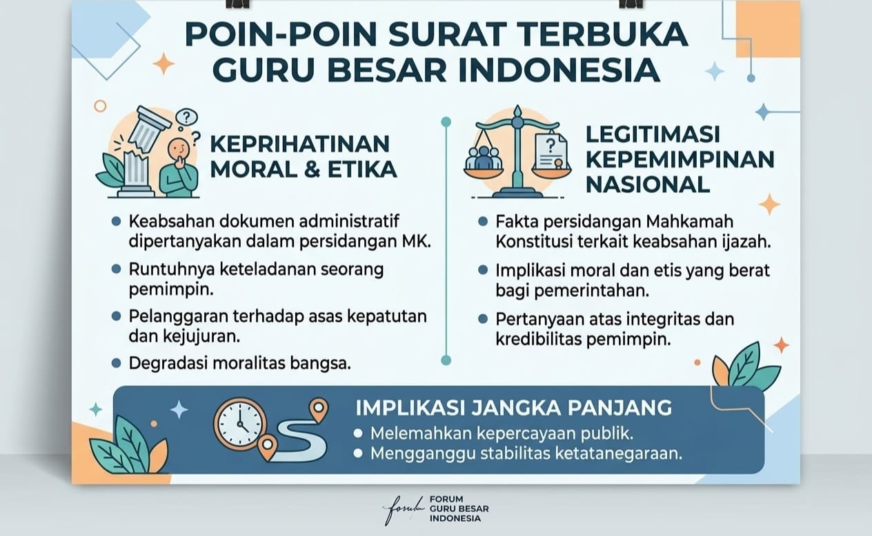 Ratusan Guru Besar Desak Gibran Mundur, Soroti Etika dan Putusan MK