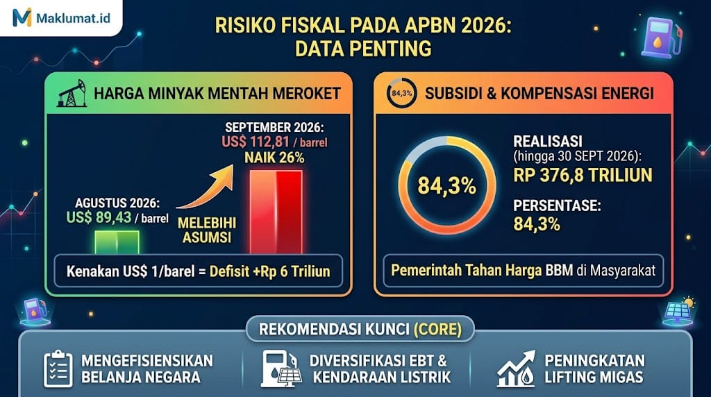 Harga Minyak Mentah Melonjak, Ruang Fiskal APBN Makin Tertekan