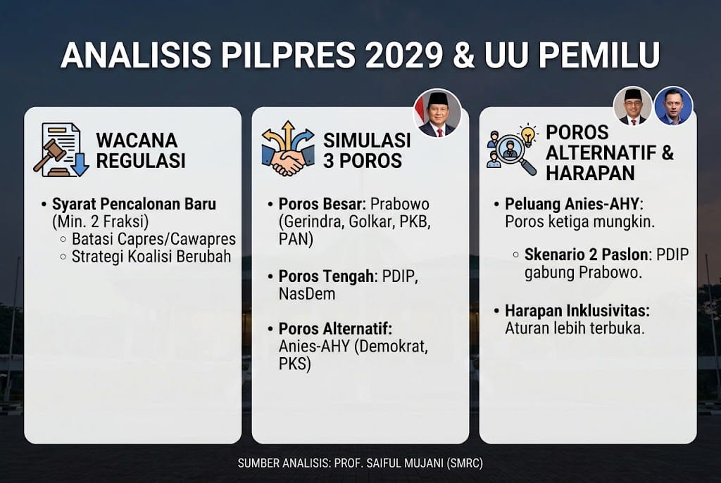 Revisi UU Pemilu Bisa Persempit Pilihan Capres 2029, Anies-AHY Berpeluang Jadi Lawan Prabowo