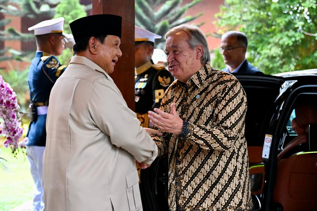 Jelang Akhir Jabatan, Sekjen PBB António Guterres Pamit kepada Prabowo